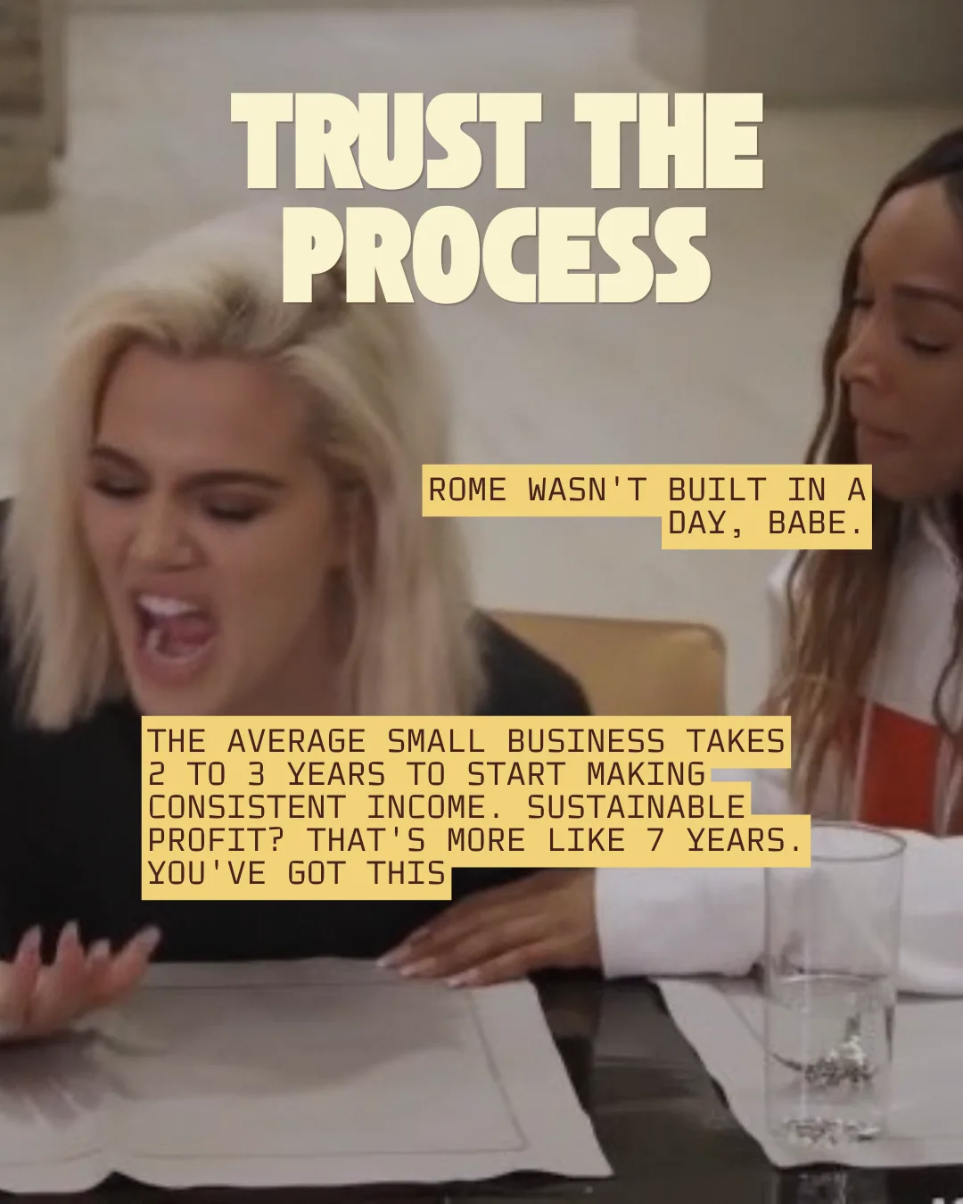 Khloé Kardashian yelling